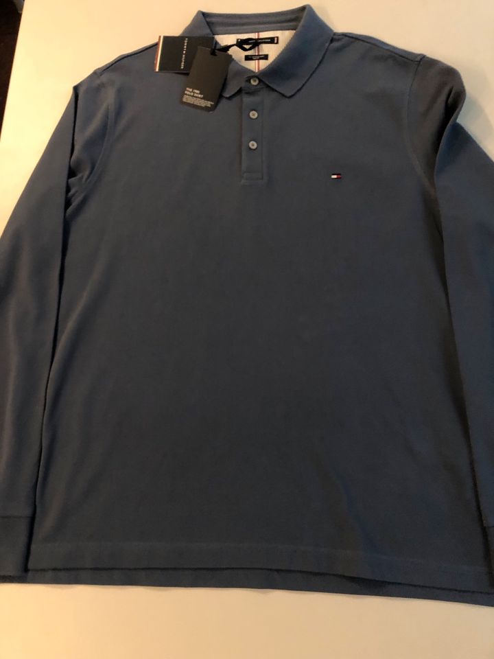 Herren Tommy Hilfiger Gr. XXXL Poloshirt Hell Blau in Künzelsau