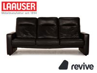 Laauser Leder Dreisitzer Schwarz Sofa Couch Lindenthal - Köln Lövenich Vorschau