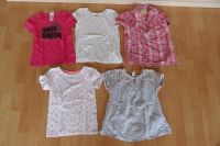 5 T-Shirts Gr 122 128 Zara Kids C&A H&M Niedersachsen - Stuhr Vorschau