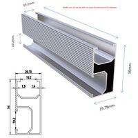 Photovoltaik Alu Solarprofil Montageprofil Befestigungsschiene Sachsen - Mark Ottenhain (Geithain) Vorschau