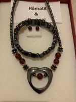 NEU/Edelsteinschmuckset/Hämatit&Karneol/Collier/Armband/Ohrringe Berlin - Hellersdorf Vorschau