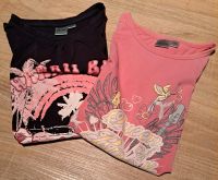 T-Shirt mit Print 2x rosa & schwarz Alive Gr.116 Baden-Württemberg - Gottenheim Vorschau