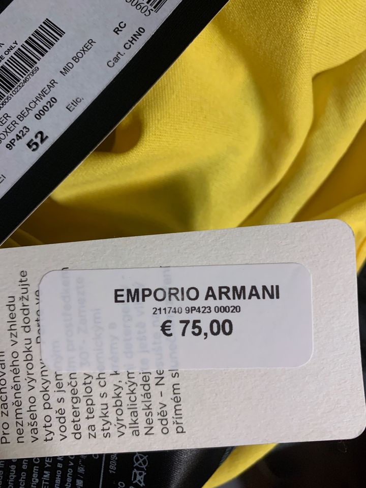 Emporio Armani, Badeshorts, NEU, ungetragen + Etikett, G.52 in Hamburg