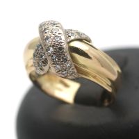 Diamant Ring 750 Gold 18 Kt Gelb-Weißgold Bicolor Damen Goldring Innenstadt - Köln Altstadt Vorschau