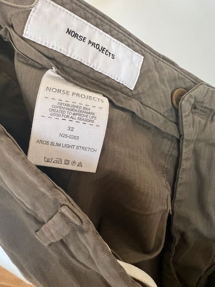 Norse Projects Aros Slim Stretch Chino Pants 32 in Nagold