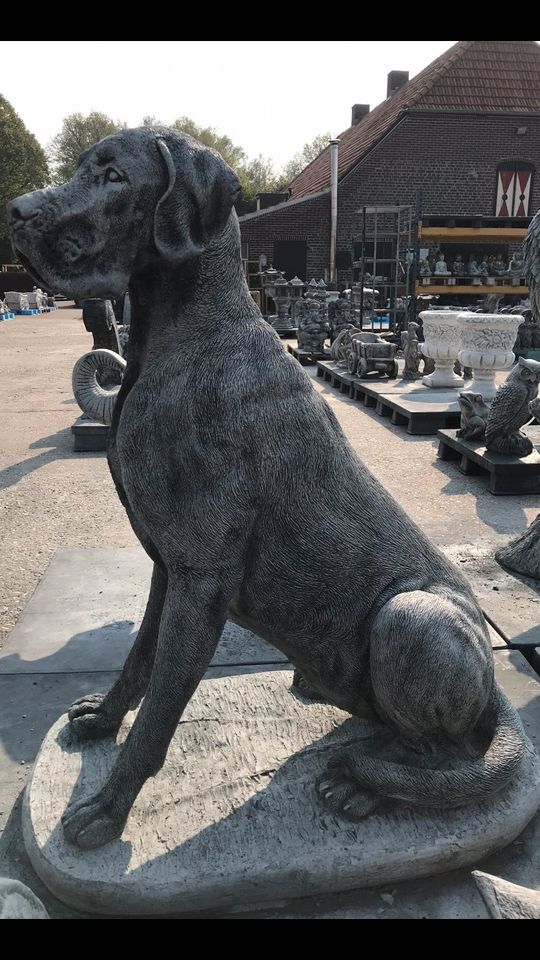 Dogge 106cm 200kg Steinguss deutsche Dogue dänische Dogo Hatzrüde in Hannover