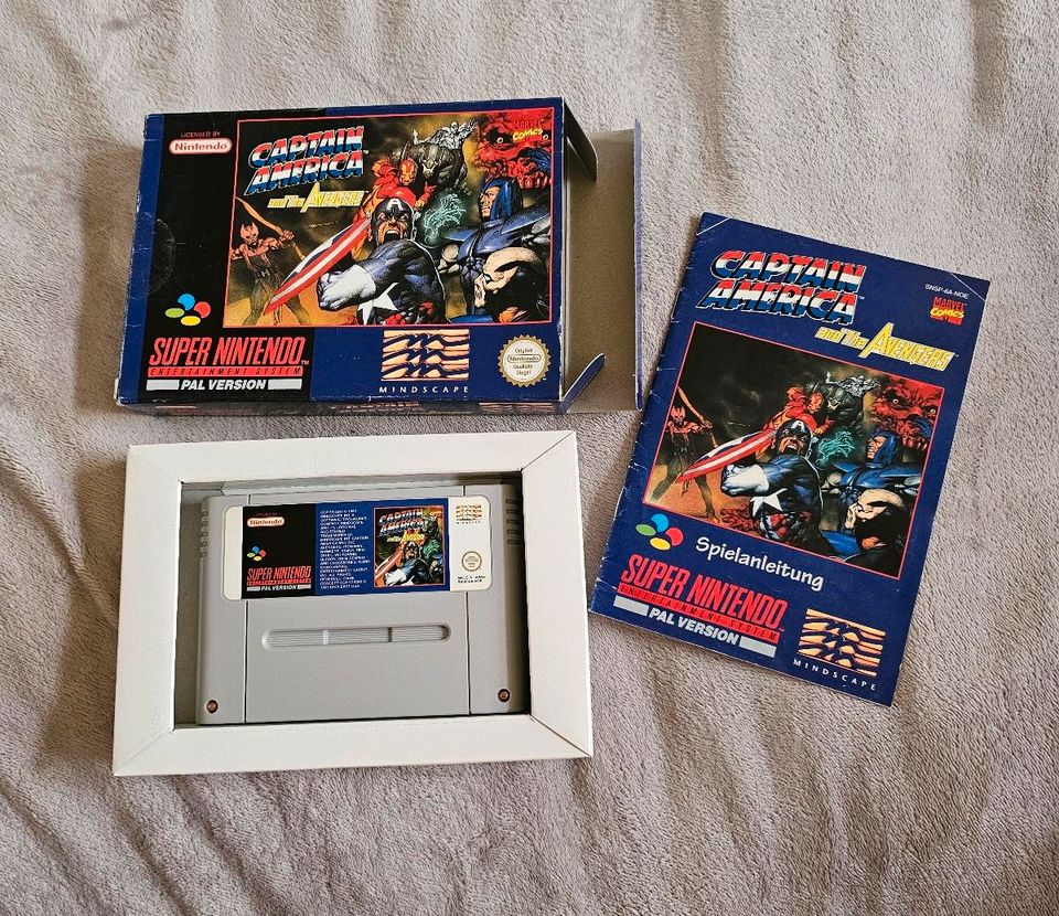 Nintendo snes captain america and the avengers ovp in Wuppertal