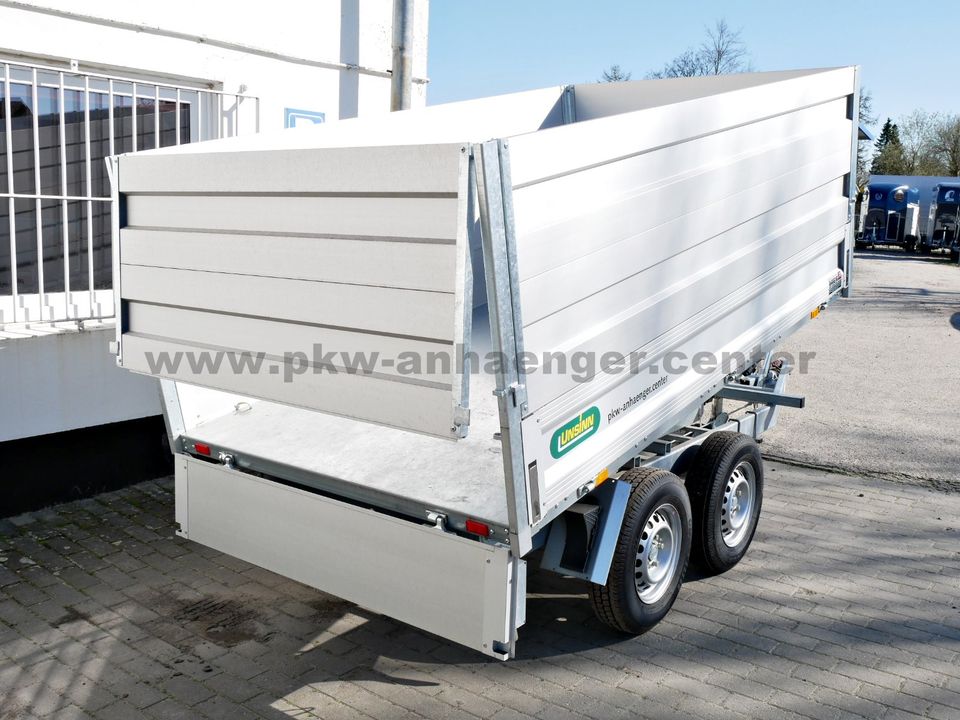 UNSINN WEB-HK2715-26-13 2600kg 276x150x100cm Rückwärtskipper mit Bordwandaufsatz PUMPless in Stuhr