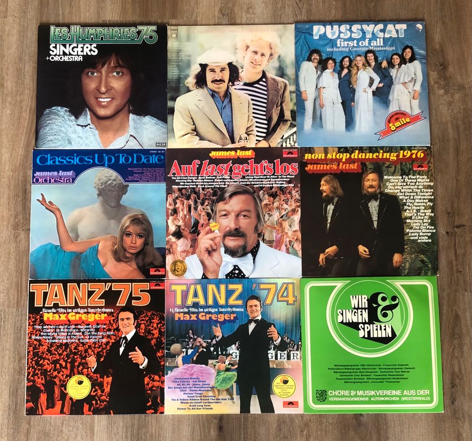 Tolle Schallplattensammlung: Top-Hits, Max Gregor, James Last etc in Lahnstein