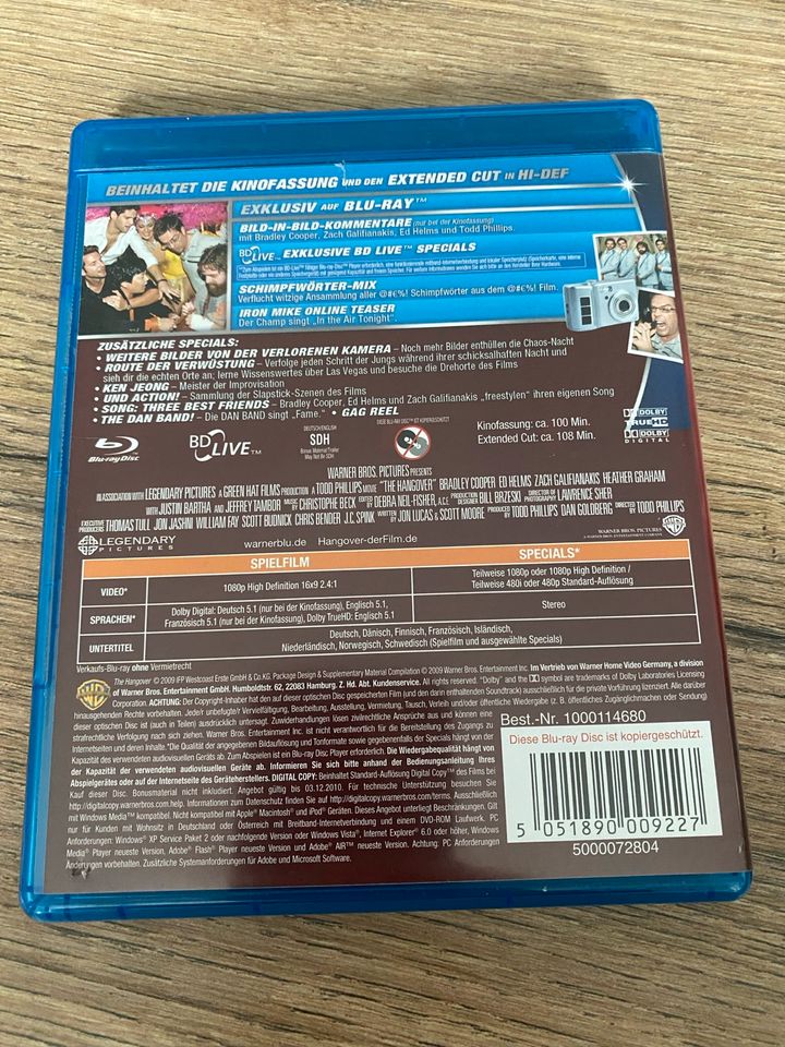 Hangover Extended cut blu ray Disc in Lehrte
