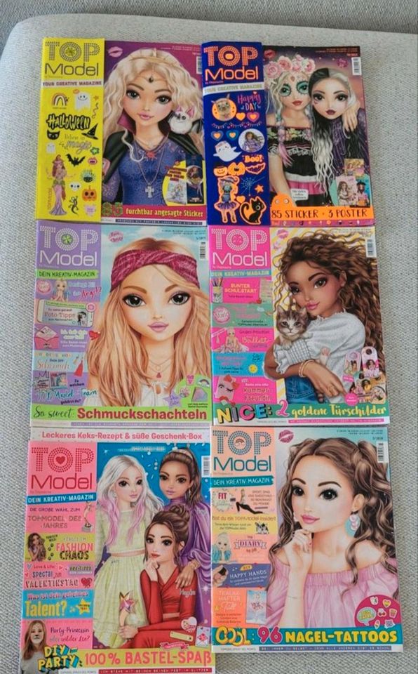 6  TOP Model Magazine 2019-2023 Mädchen girls Zeitschrift in München