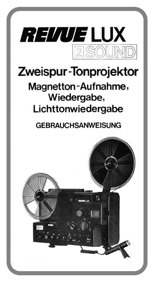 Revue Lux 2 Sound Projektor Bedienungsanleitung in Dortmund