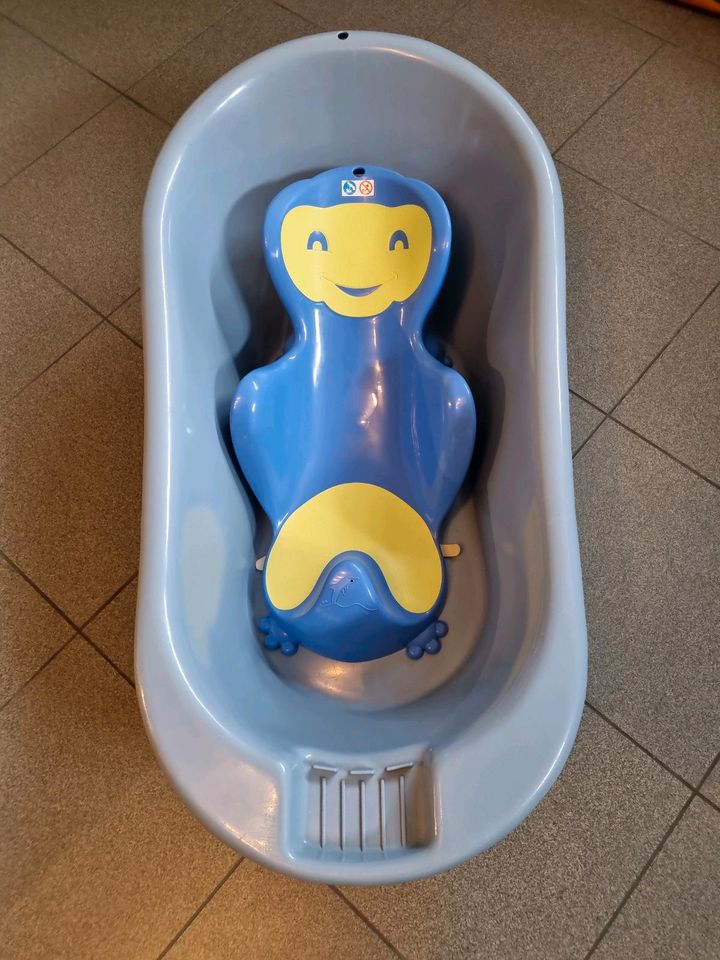 Babybadewanne mit Einsatz blau in Pettendorf