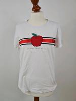 Only | Damen T-Shirt Weiß Apfel Größe M Bayern - Kösching Vorschau