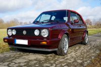 Golf1 Cabrio Classicline Bordeaux Red Pearl Leder Beige Nordrhein-Westfalen - Lippstadt Vorschau