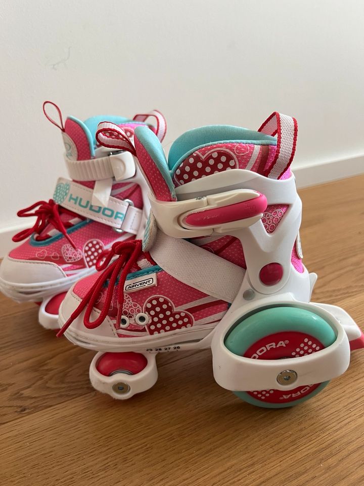 Hudora Rollschuhe pink 26 - 29 Kinder Mädchen in München