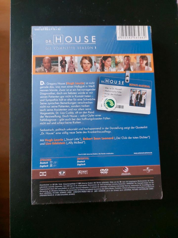 DVD  Dr. House  Staffel 1  (OVP) in Schongau