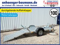 Vezeko Motorradanhänger Motovan A 750kg 245x106cm ganze Rampe Nordrhein-Westfalen - Bocholt Vorschau