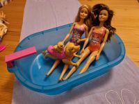 Barbies mit Swimmingpool und Schwimmendem Hund Nordrhein-Westfalen - Mülheim (Ruhr) Vorschau