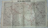 Alte Landkarten vom westlichen Kriegsschauplatz Sachsen - Dippoldiswalde Vorschau