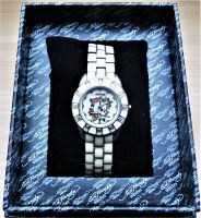 Damen Uhr Ed Hardy Skull Chic-White Rose` Swarowski CH WS-0883 Sachsen - Sehmatal-Sehma Vorschau