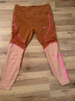 Nike Trainingshose Tights Dri Fit L pink Braun Sporthose Hannover - Südstadt-Bult Vorschau