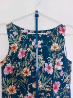 Kleid Blau mit Blumen + Taillengürtel Gr. 34 Orsay Bochum - Bochum-Mitte Vorschau