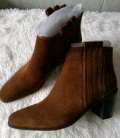 Leder Stiefeletten Cowboy Boots Gr. 40 Mango Cognac Farben neu Baden-Württemberg - Stutensee Vorschau