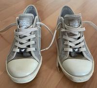 beige/gold glitzernde Sneaker Mustang in Größe 36 Thüringen - Bad Salzungen Vorschau