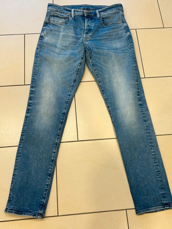 G-Star Herren Jeans 3301 W 31 L 34 Straight Tapered in Edewecht