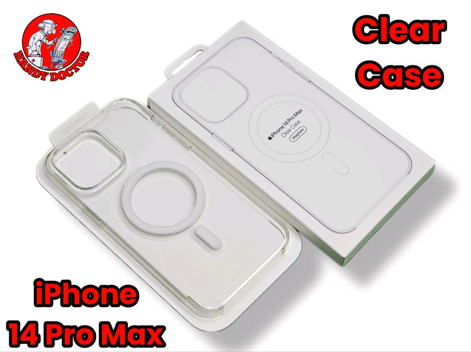 Original iPhone 14 Pro Max Plus Silicone Clear Leder Case Hülle in Recklinghausen