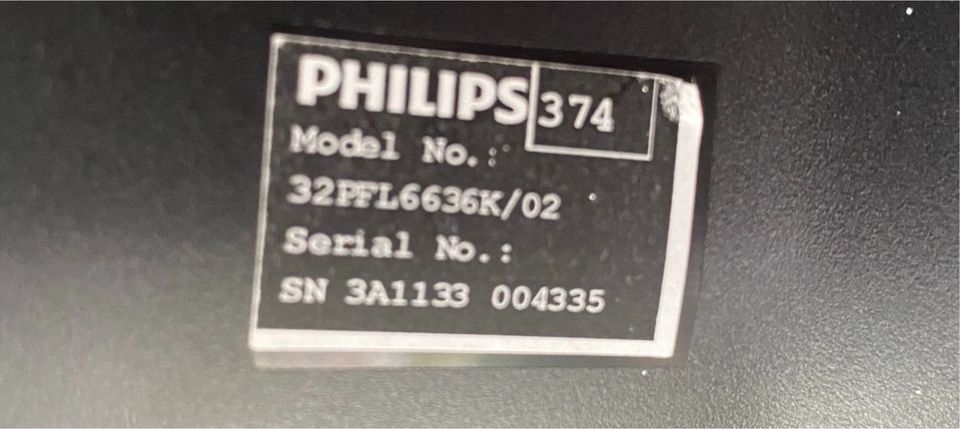 Philips 32PFL6636k/02 - guter gebrauchter Zustand in Ennepetal