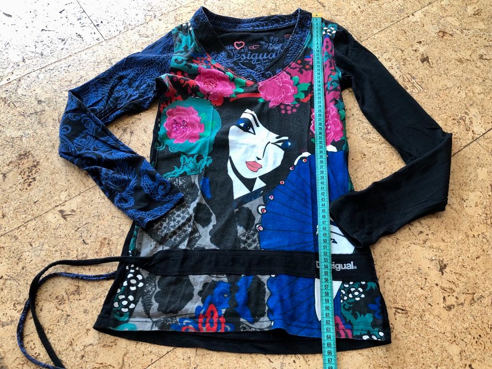 ❤️ DESIGUAL Marken Damen SWEATSHIRT Gr.S M 36 GEISHA in Köln