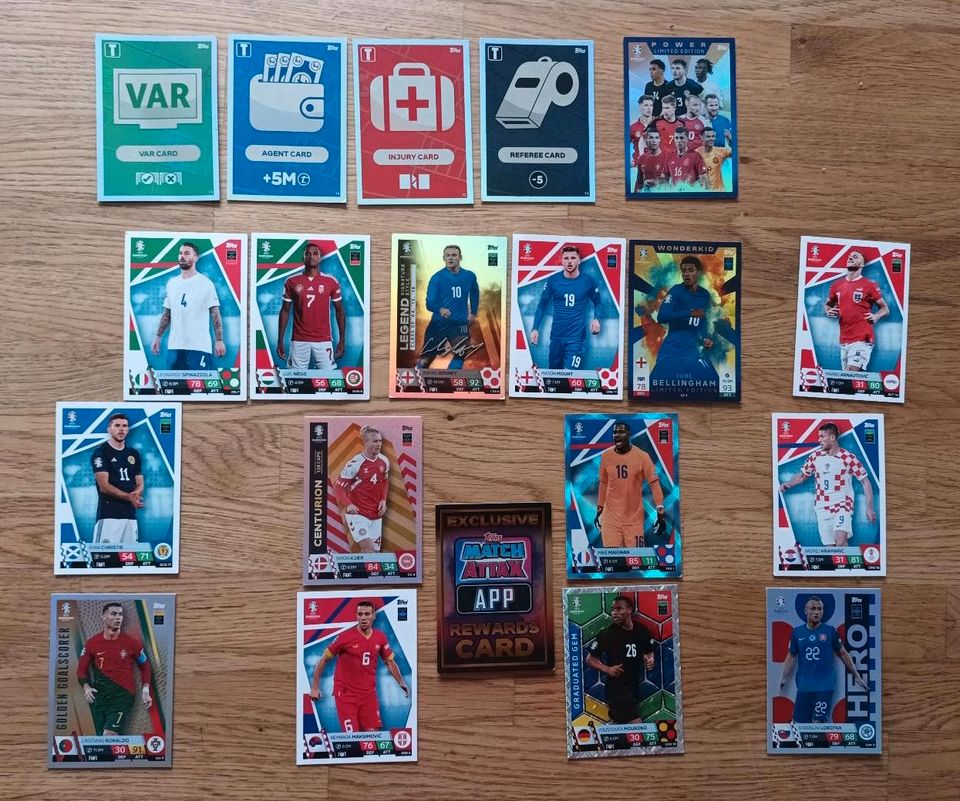 Match Attax Karten 2024 abzugeben in Haldenwang i. Allgäu