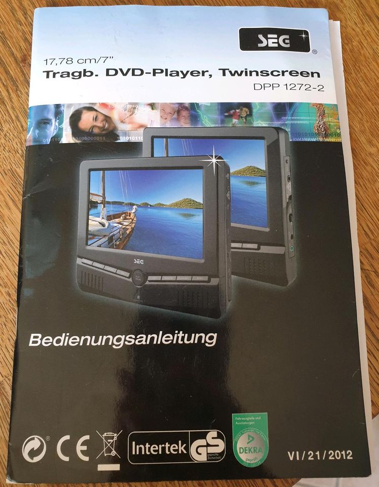 tragbarer DVD-Player, Twinscreen in Sankt Sebastian