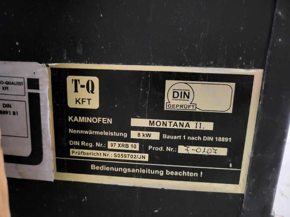 Ofen 8 kW Montana II Holzofen in Koblenz