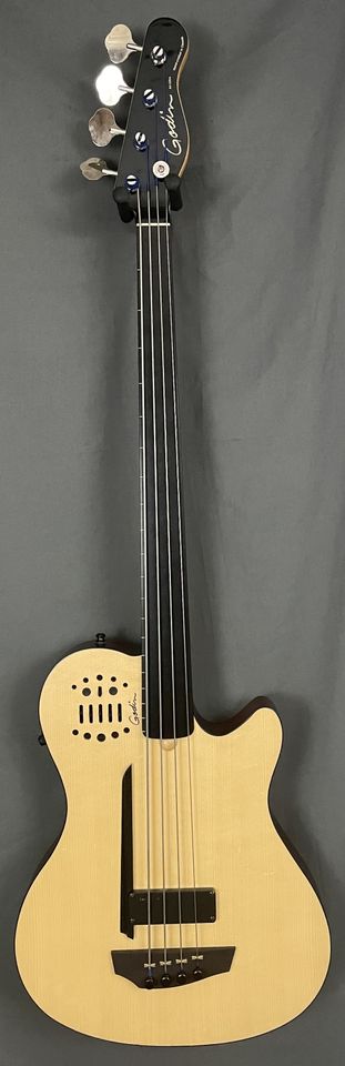 GODIN A4 ULTRA FRETLESS SEMIAKUSTIK GEBRAUCHT, SEHR GUTER ZUSTAND in Duisburg