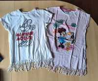 2 Shirts mit Fransen Minnie Maus Gr. 134 Brandenburg - Annahütte Vorschau