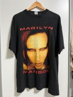 Vintage Marilyn Manson bigger than satan shirt XL 90s bandshirt Nordrhein-Westfalen - Marienmünster Vorschau