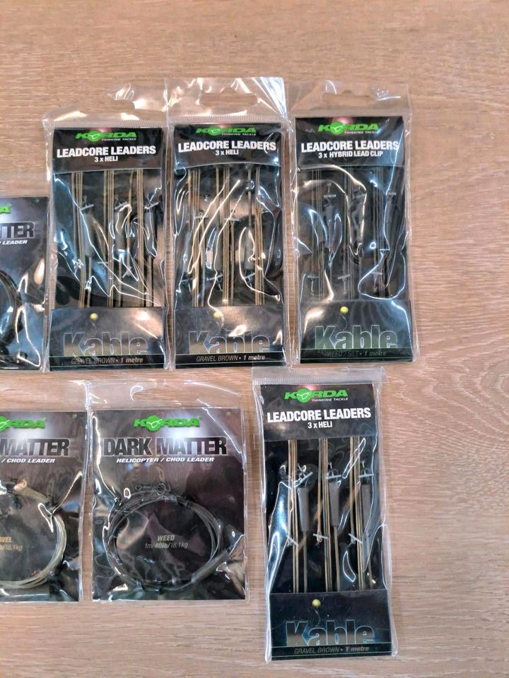 10 Packungen - Div. Korda Dark Matter Leaders Helicopter Rigs NEU in Bad Bentheim