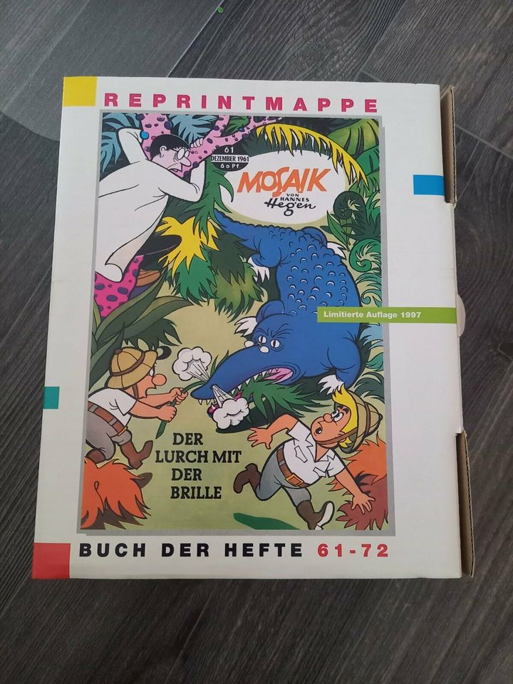 Reprintmappe Mosaik 61 - 72 Limitierte Auflage 1997 in Merseburg