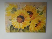 2 Leinwandbilder, Mohnblumen und Sonnenblumen  von Olga Kaesling Nordrhein-Westfalen - Stolberg (Rhld) Vorschau