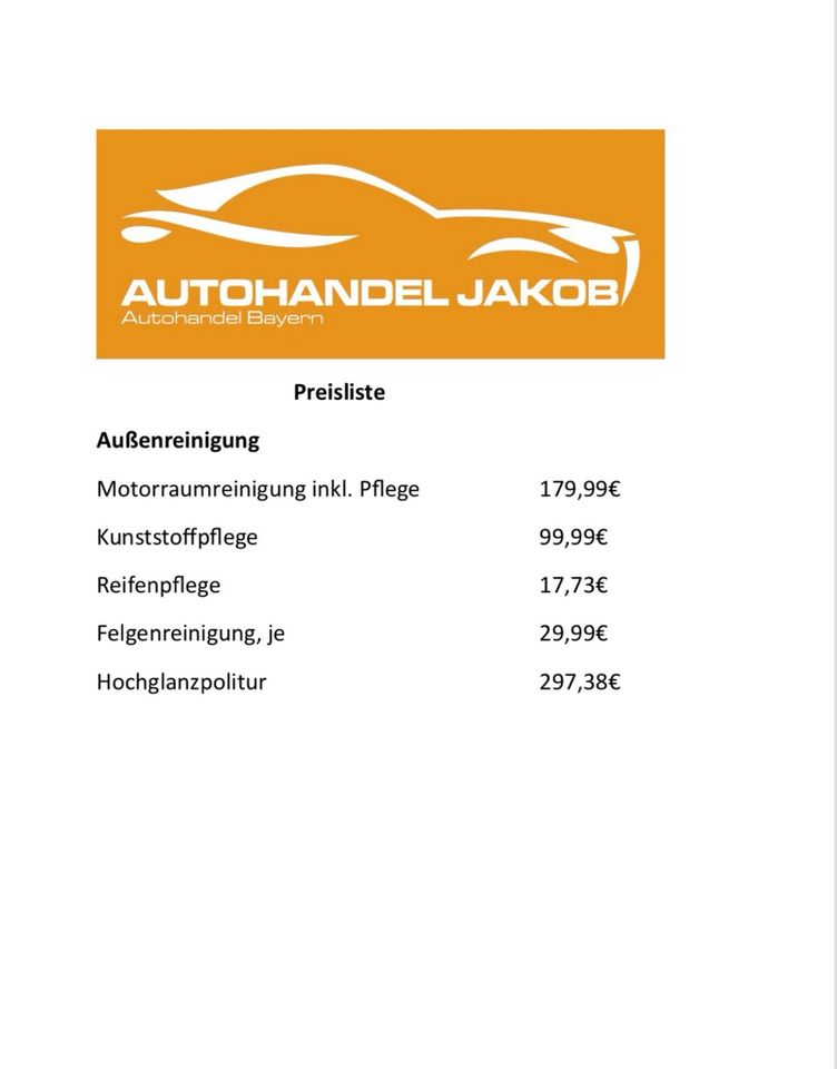 ❗️  Zuverlässige / Professionelle ❗️  Fahrzeugwäsche  ❗️   / Autoreinigung / Autoaufbereitung / Autopflege ❗️ Zufriedensheits-Garantie ❗️ in Langweid am Lech