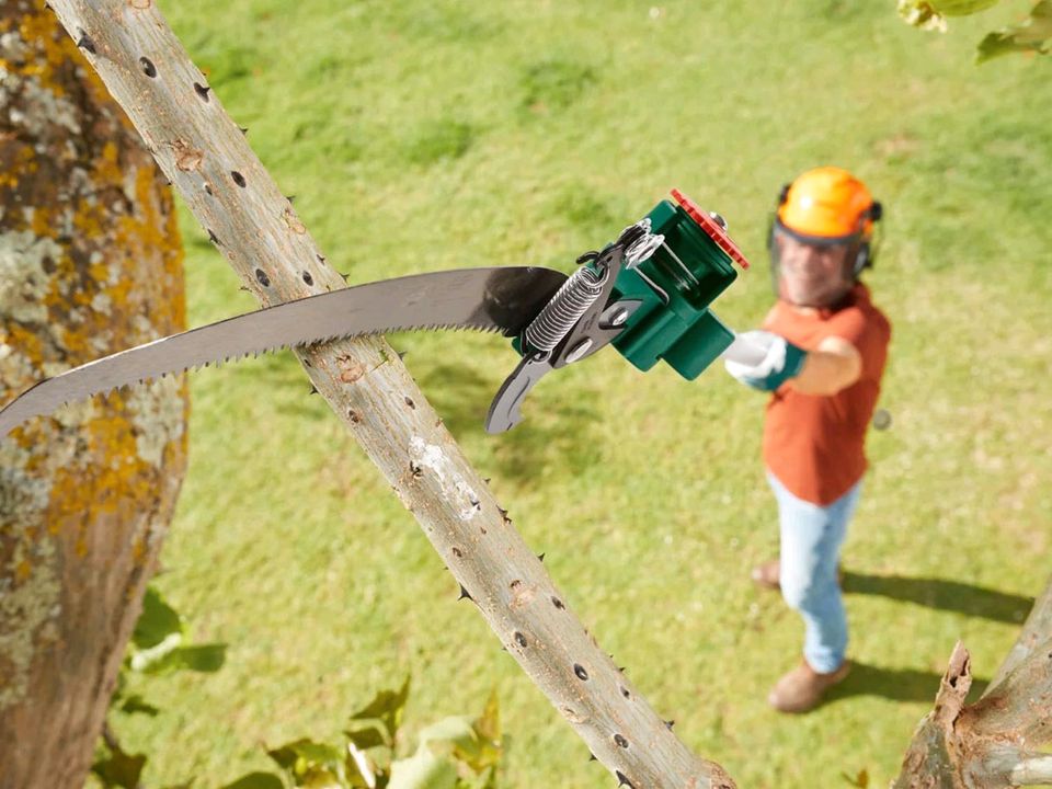 PARKSIDE® Teleskop Baumschere, mit Säge, 7-fach winkelbar in Taura