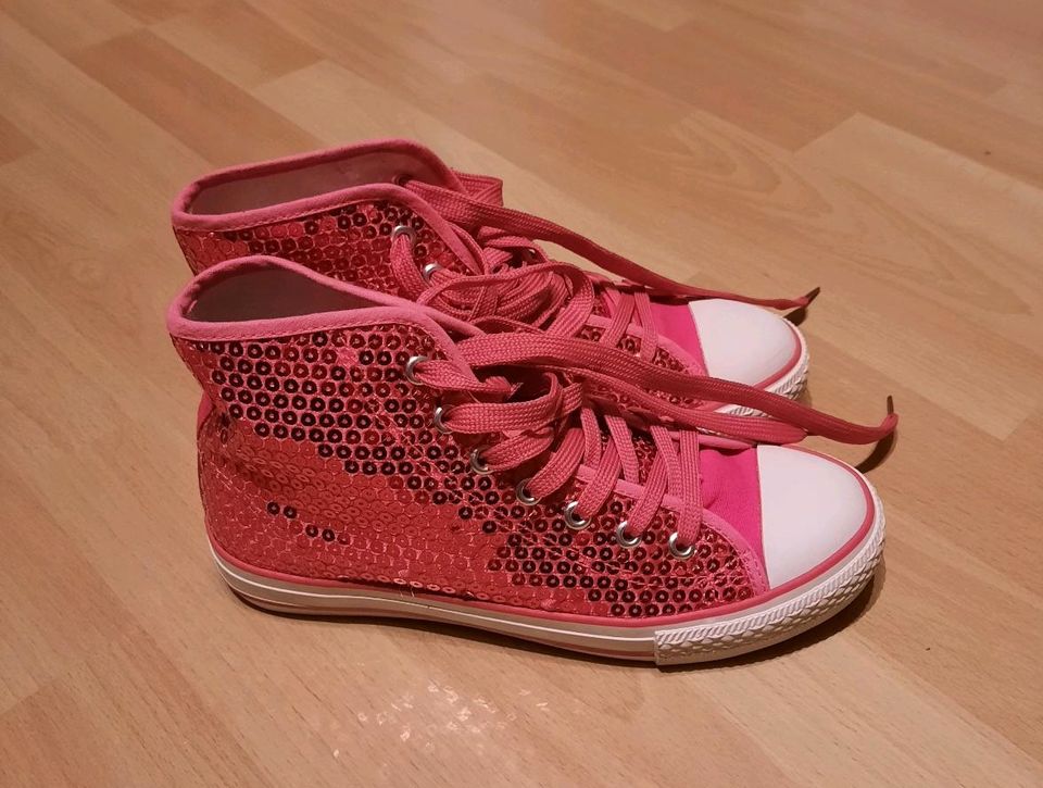 Pailletten Schuhe pink 38 Karneval in Brühl