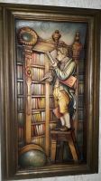 "Der Bücherwurm" von Carl Spitzweg, geschnitzt in Holz Köln - Bickendorf Vorschau