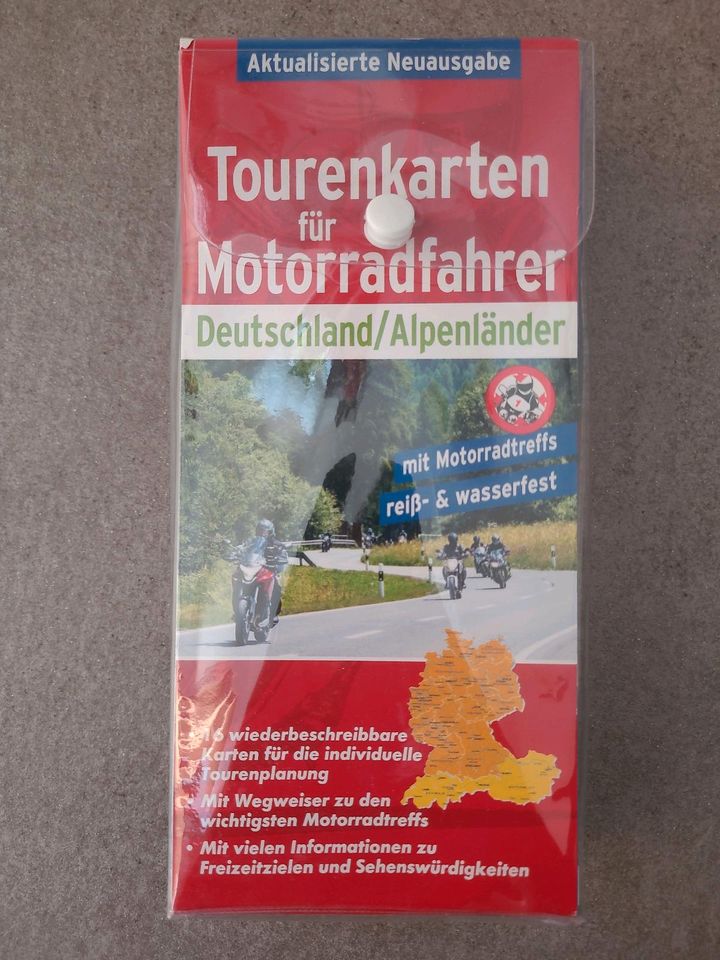 Motorrad Tourenkarten Set Deutschland, Schweiz & Österreich in Uetze