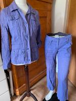 Leinenanzug Jacke Hose 2-teilig Tom Tailor lila München - Laim Vorschau