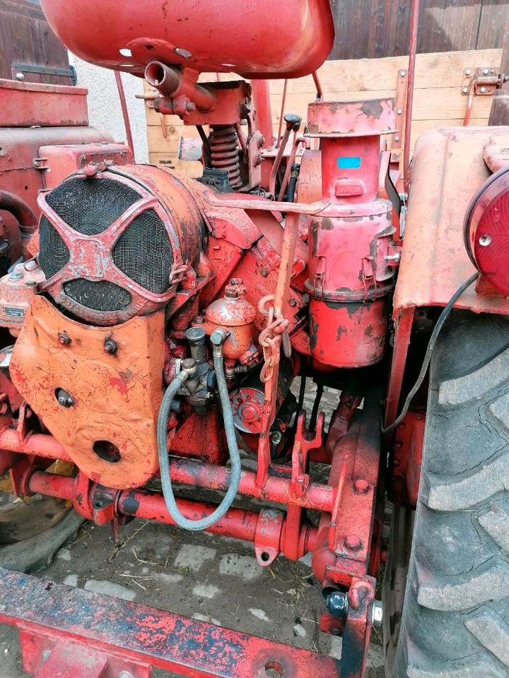 Traktor Geräteträger Gt124 Rs09 mit Pritsche und Heckhydraulik in Freyburg (Unstrut)