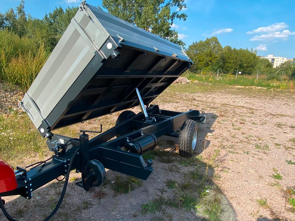 KRÜMA! DK4000 Einachs Kippanhänger Auflaufbre Kipper 4,0t Traktor in Waltershausen